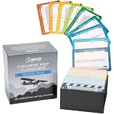 Sporty&rsquo;s Private Pilot Checkride Prep Flashcards | 320+ Cards for Aircraft Systems, Airworthiness, Flight Operations, Human Factors, Airspace, and More - Color Coded &amp; Numbered