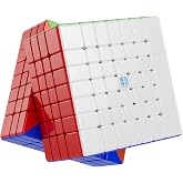 Moyu Meilong 7M V2 7x7 Magnetic Speed Cube, Adjustable Elasticity Magnetic Cube with Stickerless Shape Moves Quickly and Smoothly, Brain Teasers for Kids &amp; Puzzle Boxes Classic Game