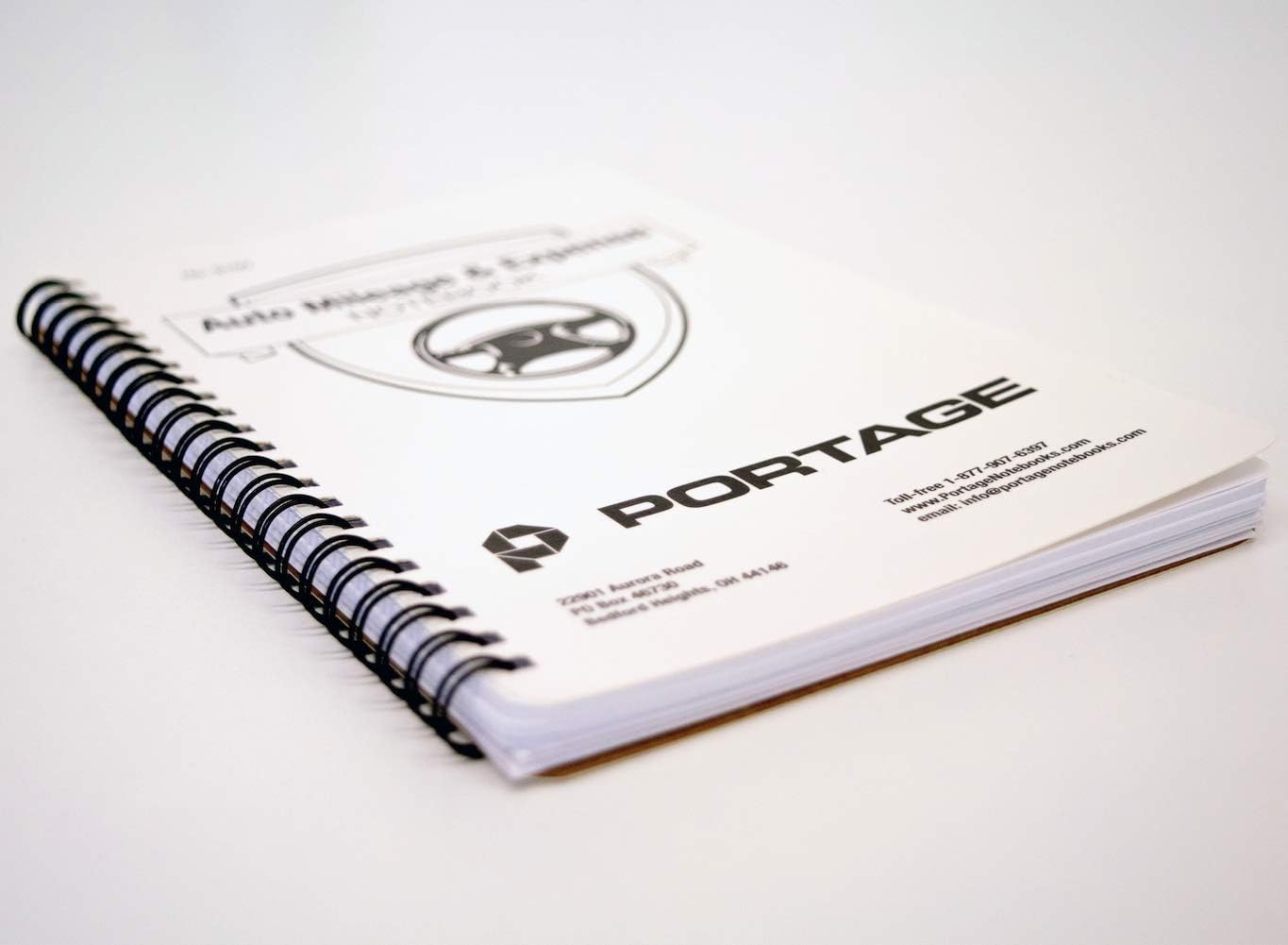Portage Auto Mileage Log and Expense Notebook - Durable 5” x 8” Journal, Space for Over 400 Rides, Great for Tracking Mileage for Business Driving or Rideshare Apps : Office Products