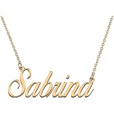 HUAN XUN Personalized Name Necklace Custom Letter Necklace for Womens