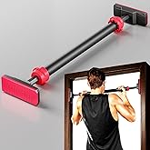 FitBeast Pull Up Bar for Doorway, Pullup Bar with No Screws, Chin Up Bar | Adjustable Width Locking Mechanism, Max Load 440lb