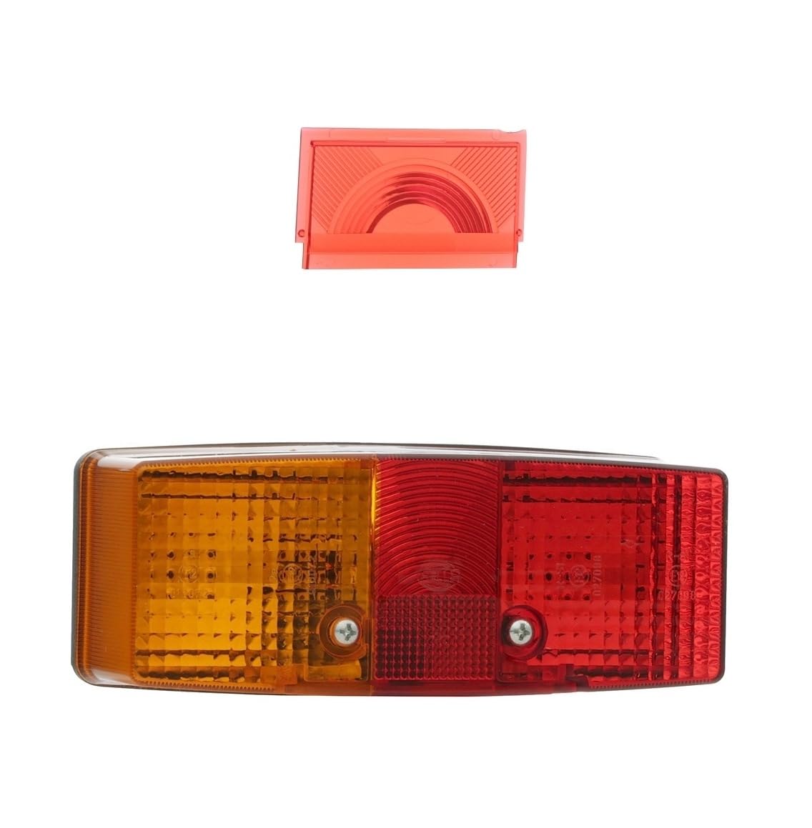 HELLA 2SE 997 111-011 Rearlight - Bulb - 24/12V - mounting/Bolted - Lens Colour: Red/Yellow/White - Plug: Blade Terminal - left - Quantity: 1