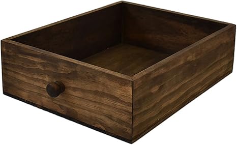 Amazon 収納ボックス 小 270 340 102mm Seed ブルックリンスタイル専用 アンティーク ヴィンテージ 木製 キャビネット オンライン通販