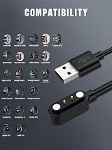 TiMOVO Magnetic USB Charging Cable for YAMAY SW021 SW01 SW023 SW025 Letsfit view 3