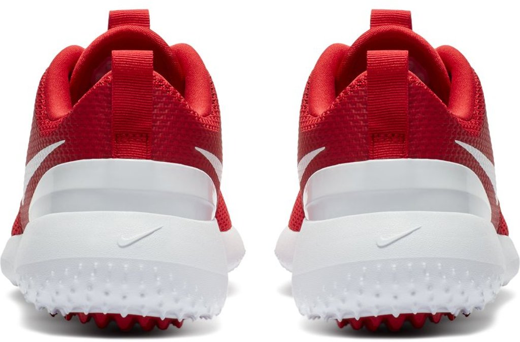 red nike roshe golf shoes