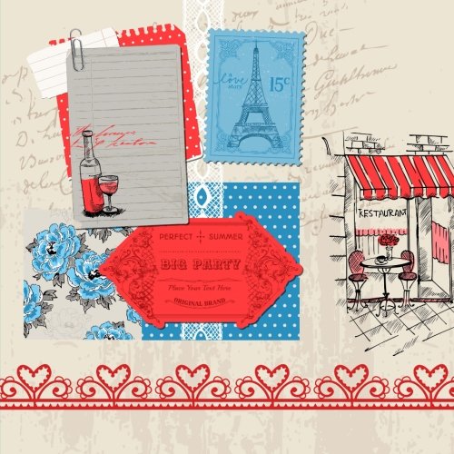 Big Party: Travel Scrapbook and Memory Journal with Photo Pages-Full Color Diary – June 27, 2015