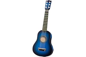 TWFRIC Guitar for Kids 21-inch Wooden Acoustic Guitar 6 Strings Ukulele Guitar for Toddler Musical Instruments Learning Toys for 3 4 5 Year Old Boys Girls Gifts Ages 3-7