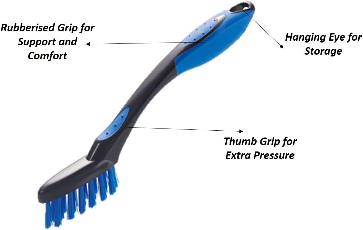 Grout Tile Brush Small Narrow Stiff Bristle Grout Cleaning Brush