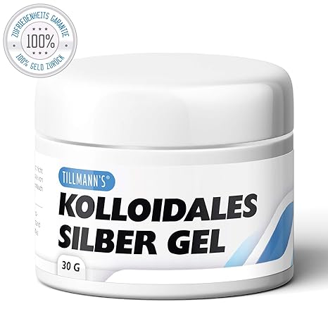 Silbercreme | 30g | Hoch konzentriert | 75 PPM | Kolloidales Silber Gel in Premiumqualität von Tillmann‘s Deutschland