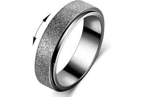 MHWTTY Fidget Spinner Ring Anxiety Ring for Women Fidget Rings for Anxiety Fidget Rings Anxiety Toys Anxiety Relief Ring Toys Fidget Spinner Ring Men Fidget Toys