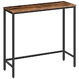 HOOBRO Narrow Console Table, 29.5" Small Entryway