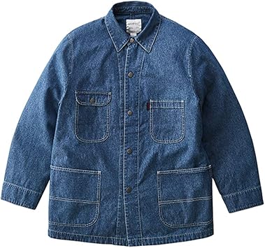 Amazon Co Jp Gramicci グラミチ ライトデニムカバーオールジャケット メンズ Xl ミディアムユーズド スポーツ アウトドア