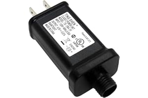 NEHBUJIN 4.5V 3W LED Power Adapter TS-4.5V3W Class 2 Power Unit LED Transformer US Plug Replacement, Seasonal-Use LED Driver for LED String Light, Fairy Light(4.5V 3W)