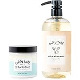 TUBBY TODD's Baby Body Wash & All Over Ointment Eczema Set - Gentle, Hypoallergenic Skincare for Newborns & Toddlers - 25oz, Fragrance-Free