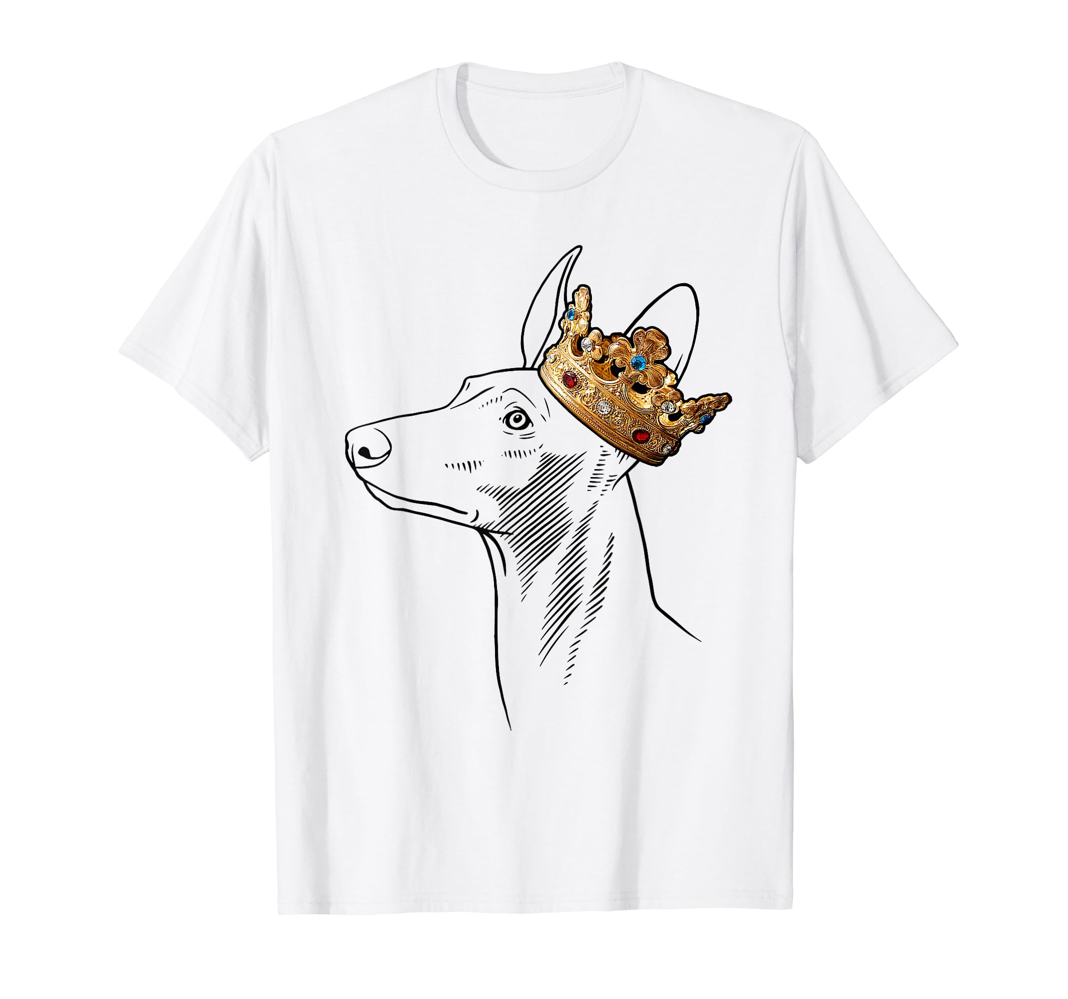 Pharaoh Hound Dog Wearing Crown T-Shirt