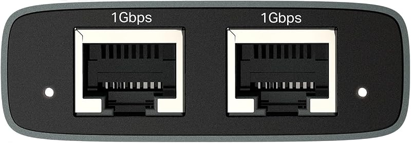 EH210 Sdoppiatore Ethernet Gigabit, Velocità Gigabit 1000 Mbps da 1 a 2, Compatibile con Cavi Ethernet di Cat 8/7/6/5e/5, Involucro in Leghe di Alluminio, Plug&Play