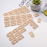 Healifty 45pc U Shape Callus Cushions Soft Foam Corn Pads Waterproof Toe Foot view 2