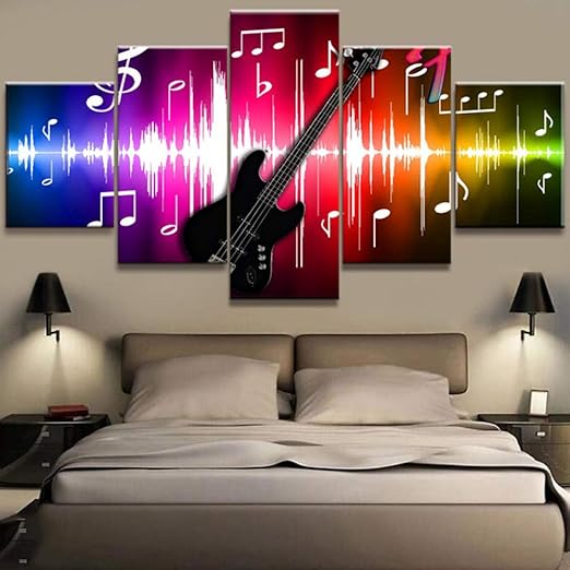 Bbxjj Animal De Arte De Pared De 5 Panelesmoderno Impreso Imagenes