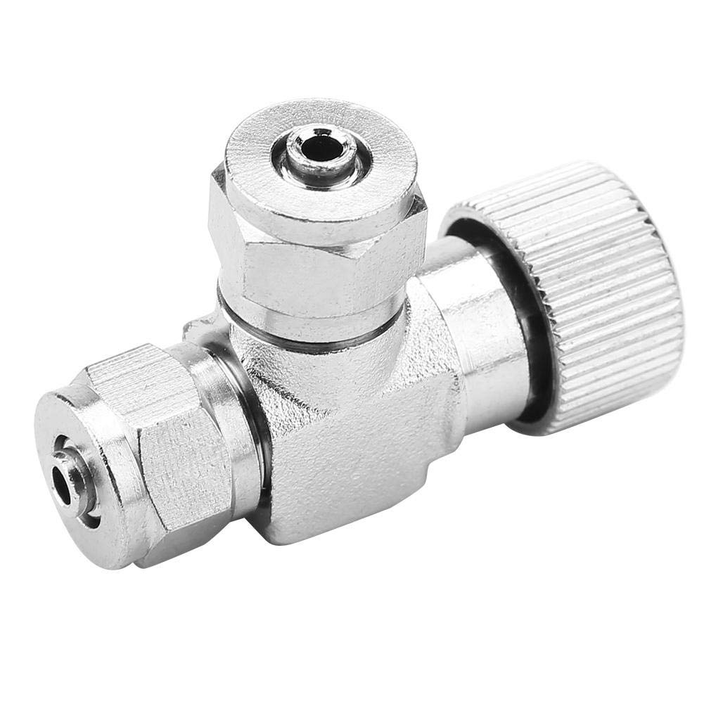 Fdit Aquarium Tank Needle Tap for Aquarium System Co2 Regulator(02#)