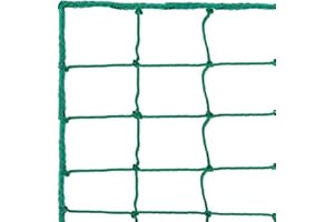 Aoneky Soccer Backstop Net 10x10ft/ 10x20ft/10x30ft, 4'' Square Mesh, 0.1'' Heavy Duty PE Cord - Soccer Football Containment Net Stop Ball Going Over Fence Garden