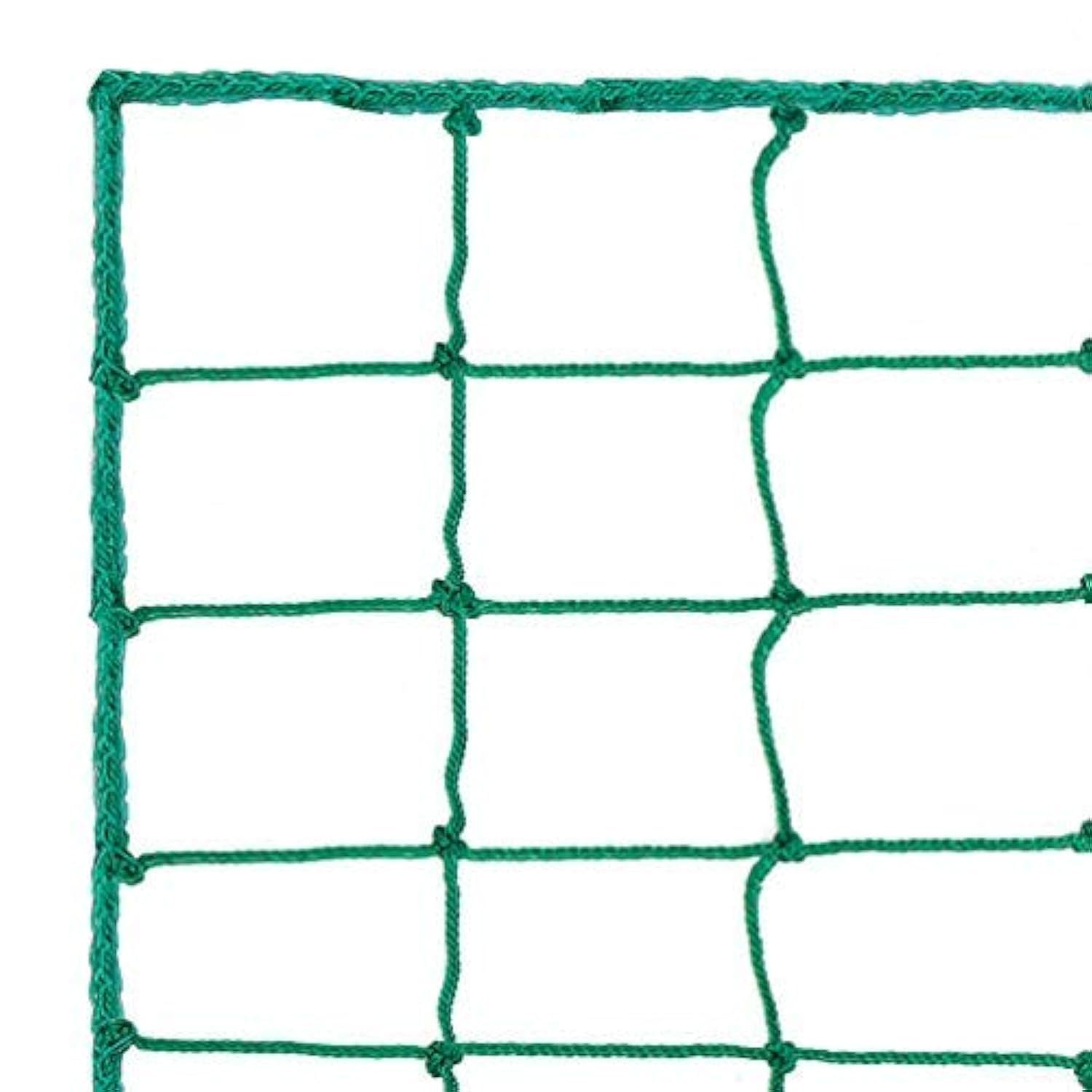 Aoneky Soccer Backstop Net 10x10ft/ 10x20ft/10x30ft, 4'' Square Mesh, 0.1'' Heavy Duty PE Cord - Soccer Football Containment Net Stop Ball Going over Fence Garden(15 x 30 ft) — image 1