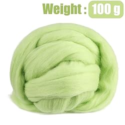 3.53oz Wool Roving Yarn, Wool Felting
