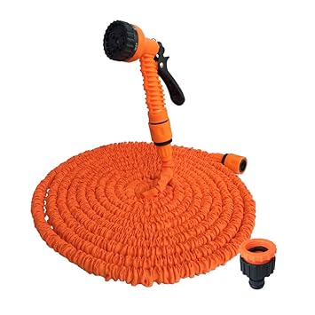 Magie teleskopschlauch hochdruck multifunktions auto waschen wasserpistole schlauch garten gartenwerkzeug orange anzug hause 