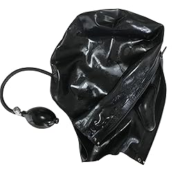 MFMYEE SM Latex Gag Inflatable Latex Plug,BDSM