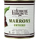 Clement Faugier Whole Peeled Chestnuts in Water Tinned - 850g (30oz) | Premium Quality Chestnuts Imported from Ardèche France