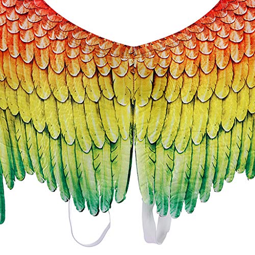 Chenway Cosplay Wings Angel Halloween Costume Accessory Wings/Glove Paw Mardi Gras Cosplay Pretend Play Dress Up (A) - Thumbnail 5