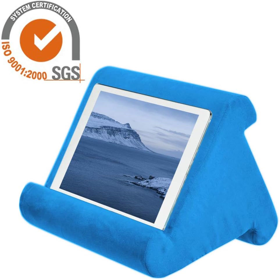 Heilsa Ipad Pillow Stand Blue1 Knee Universal Phone Ipad Pillow