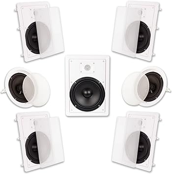 acoustic audio in wall speakers