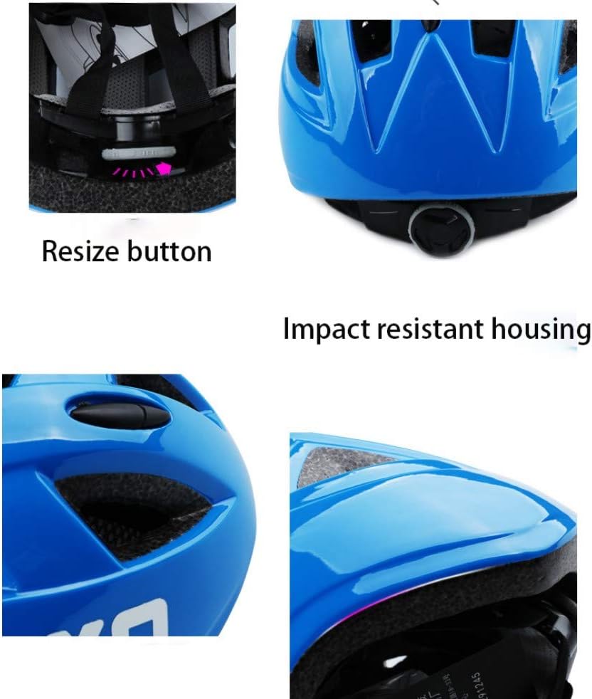 Set Protezioni Bambini 6-in-1: Ginocchiere, Gomitiere E Parapolsi Per Skate, Bici E Pattini (3-8 Anni, Blu)