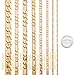 Lifetime Jewelry Figaro Chain 11MM, 24K Gold Over Semi-Precious Metals, Premium Fashion Jewelry, Hip Hop, Comes in a Box or Pouch for Gifts, Guaranteed for Life, 18 to 36 Inches