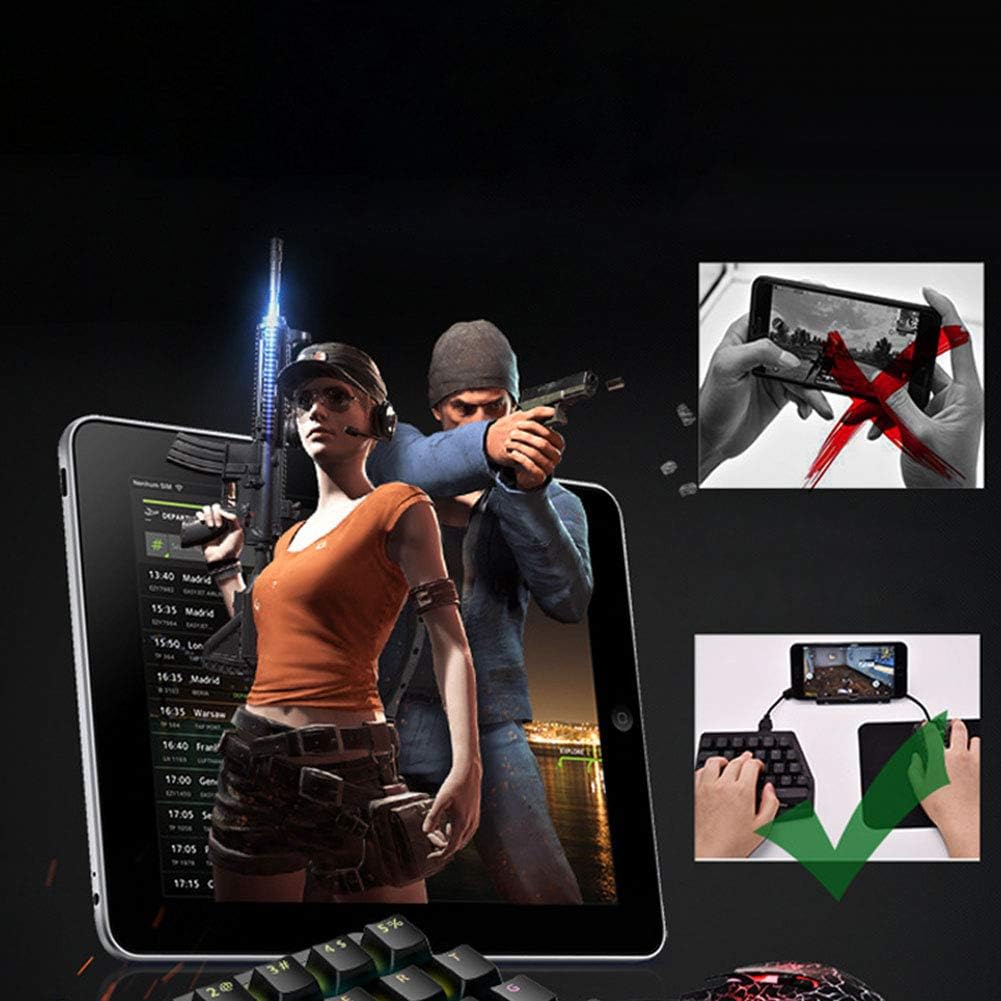 XuBa Bluetooth PUBG Mobile L1 R1 RGB Mechanical Keyboard Adapter Gamepad Controller Fire Aim Assist Tool for PUBG Game
