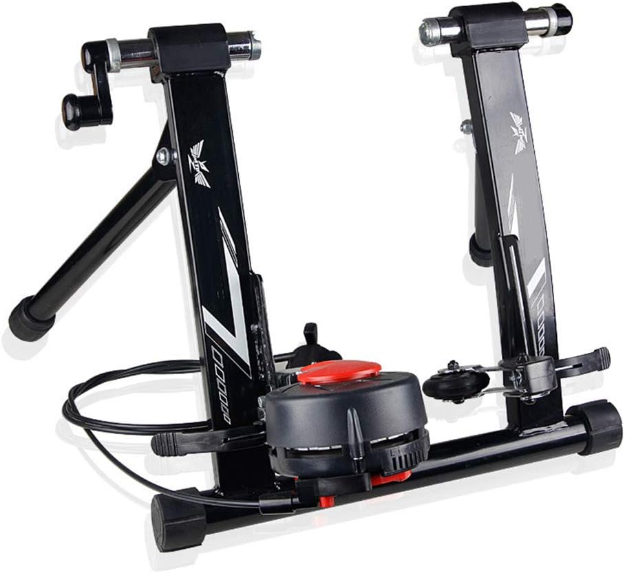 LOYFUN Bicycle Indoor Trainer Stand, Variable Resistance Indoor Bike Trainer Wire-controlled Indoor Mountain Road Training Platform Turbo Trainer For Road Mountain Bicycles