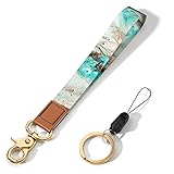 Hsxnam Wrist Lanyard Key Chain, Cute Wristlet Strap