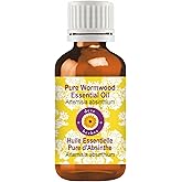 dève herbes Wormwood Essential Oil (Artemisia Absinthium) Pure | Non-Sticky | Non-Greasy | Lightweight | Men & Women | All Skin Types | Steam Distilled 15ml (0.5 oz)