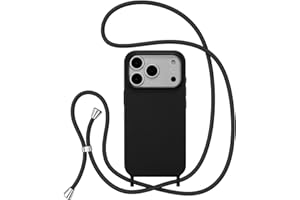 ZTOFERA for iPhone 17 Pro Case with Strap,Crossbody Phone Case with Adjustable Neck Shoulder Lanyard,Soft Silicone Shockproof