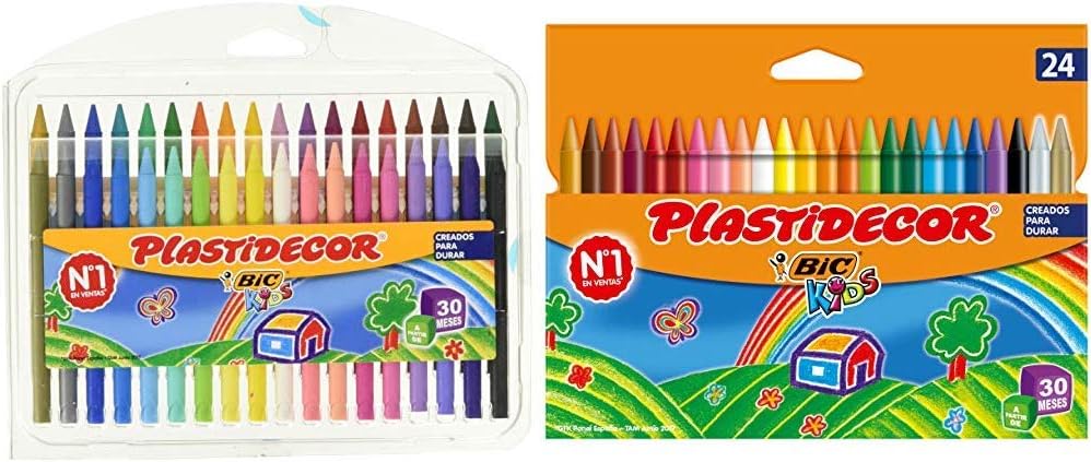 BIC Kids Plastidecor Estuche De 36 Unidades Ceras De Colores Surtidos bic-kids-plastidecor-estuche-de-36-unidades-ceras-de-colores-surtidos