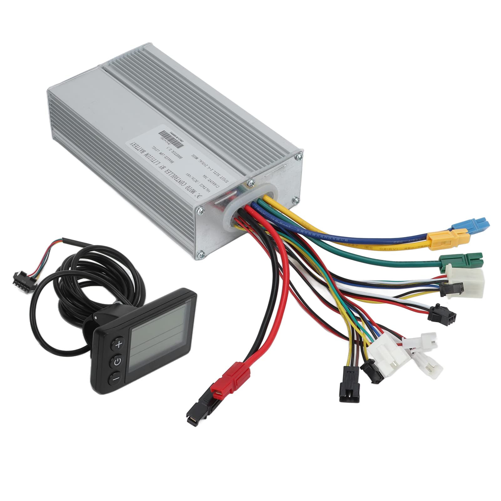 DC 36V 48V 1000W Brushless Motor Controller, with Rainproof LCD Display Ebike Scooter Motor Controller for Electric Scooter