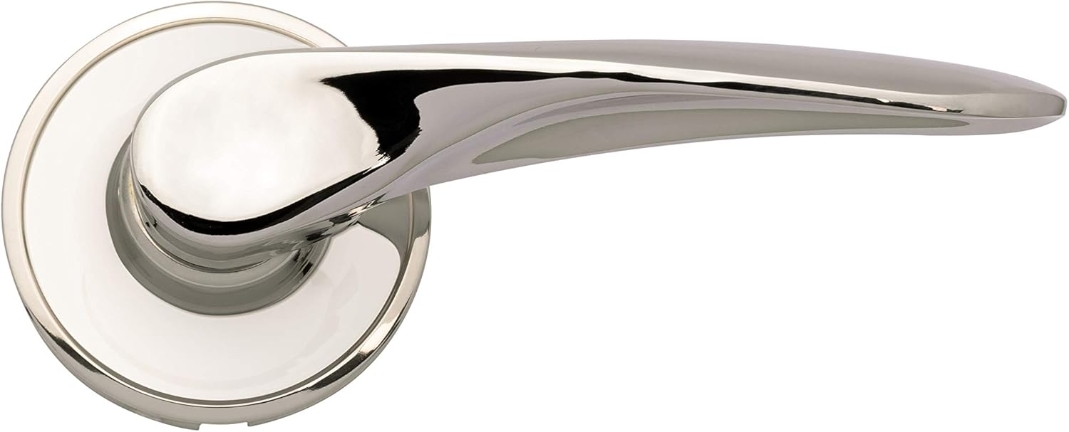 Excel Architectural DP6975 Passage Door Handle on Rose Set including Adjustable Latch, Polished Chrome - Image 4