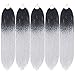 Ameng Twist Crochet Hair Extensions, Ombre Crochet Braids Senegalese Twist Hair 5Packs Twist Crochet Braiding Hair(24