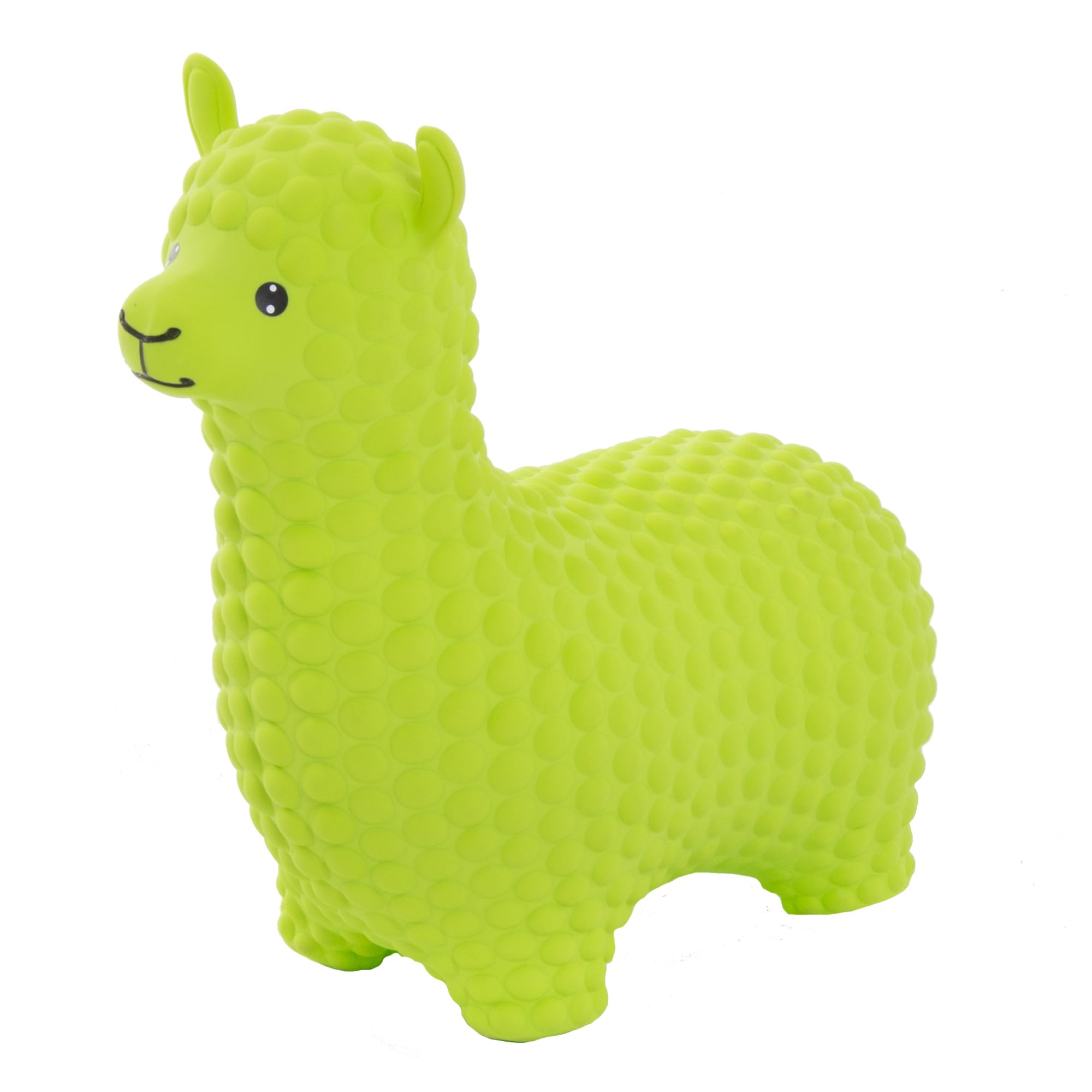 GERARDO'S Toys Animal Space Hopper for Toddlers and Kids - Bouncy Ride-on Alpaca Hopping Toy - for Ages 1-5 Years Old - Includes Pump - Inflatable Bouncer for Indoor and Outdoor Fun - Green Alpaca…