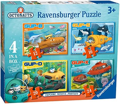 Octonauts 4 in a Box Puzzle Explore! Rescue! Protect!