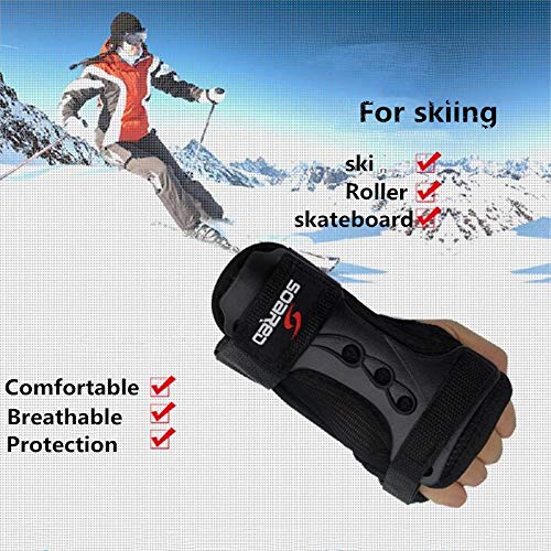 image for RONSHIN Ergonomic Design Snowboard Ski Protective Gear Glove High Stre
