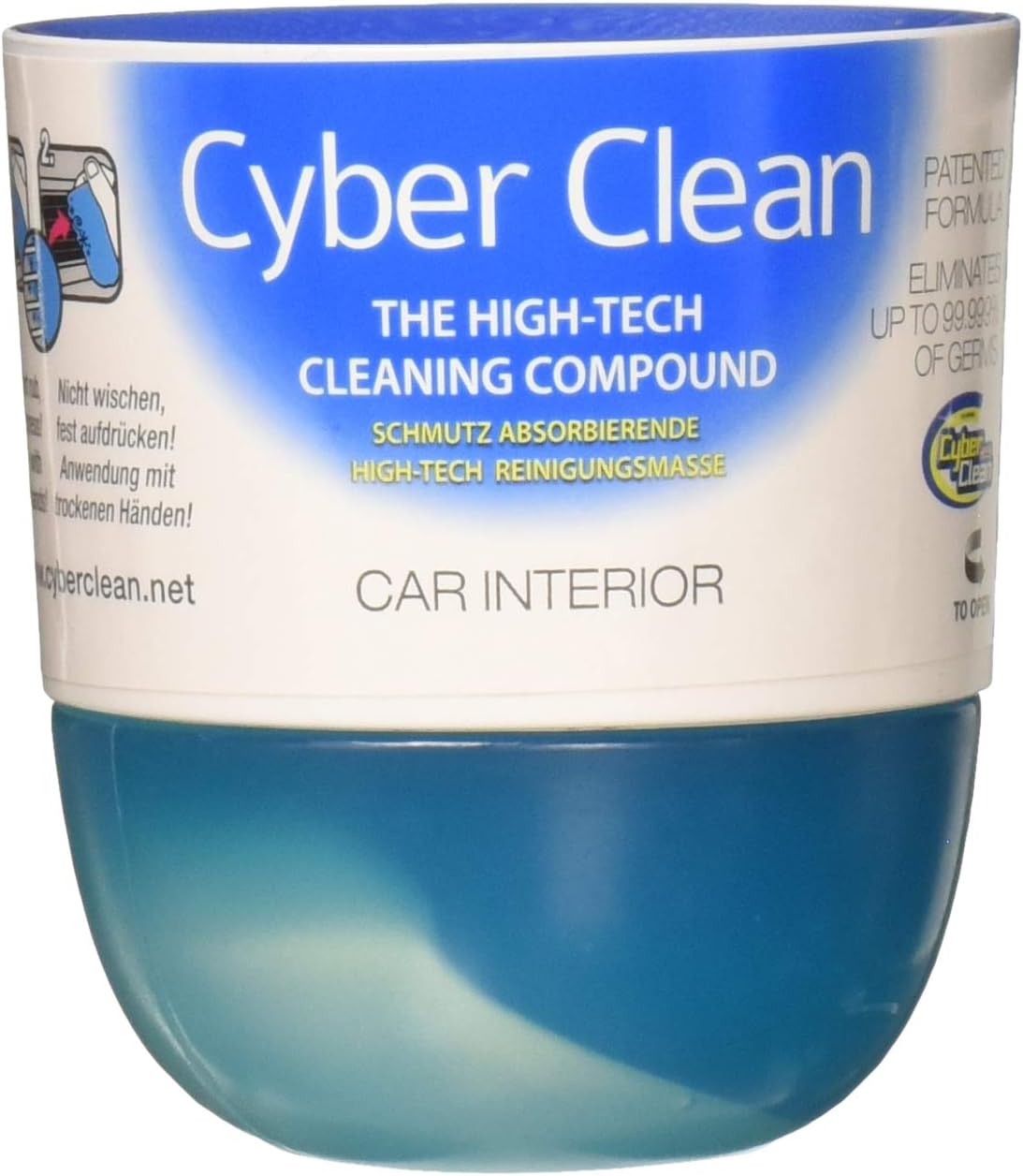 Cyber Clean Car Pop up Cup 160gr, Blue, 6.4 x 6.4 x 7.16 cm