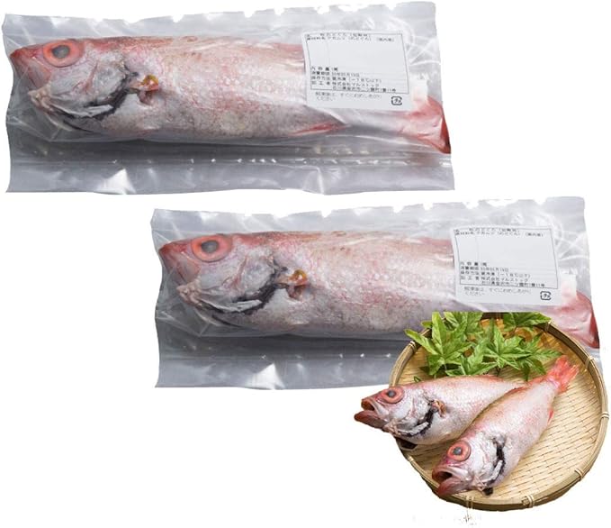 Amazon のどぐろ姿調理セット 350ｇ 2尾 日本海産 高級魚 のどぐろ 白身のトロ お酒のお供 ご飯のお供 あかむつ のど黒 ノドグロ国産 送料無料 各種熨斗選択可能 お中元 お歳暮 プレゼント ギフト 金沢まいもん寿司 鮮魚 通販