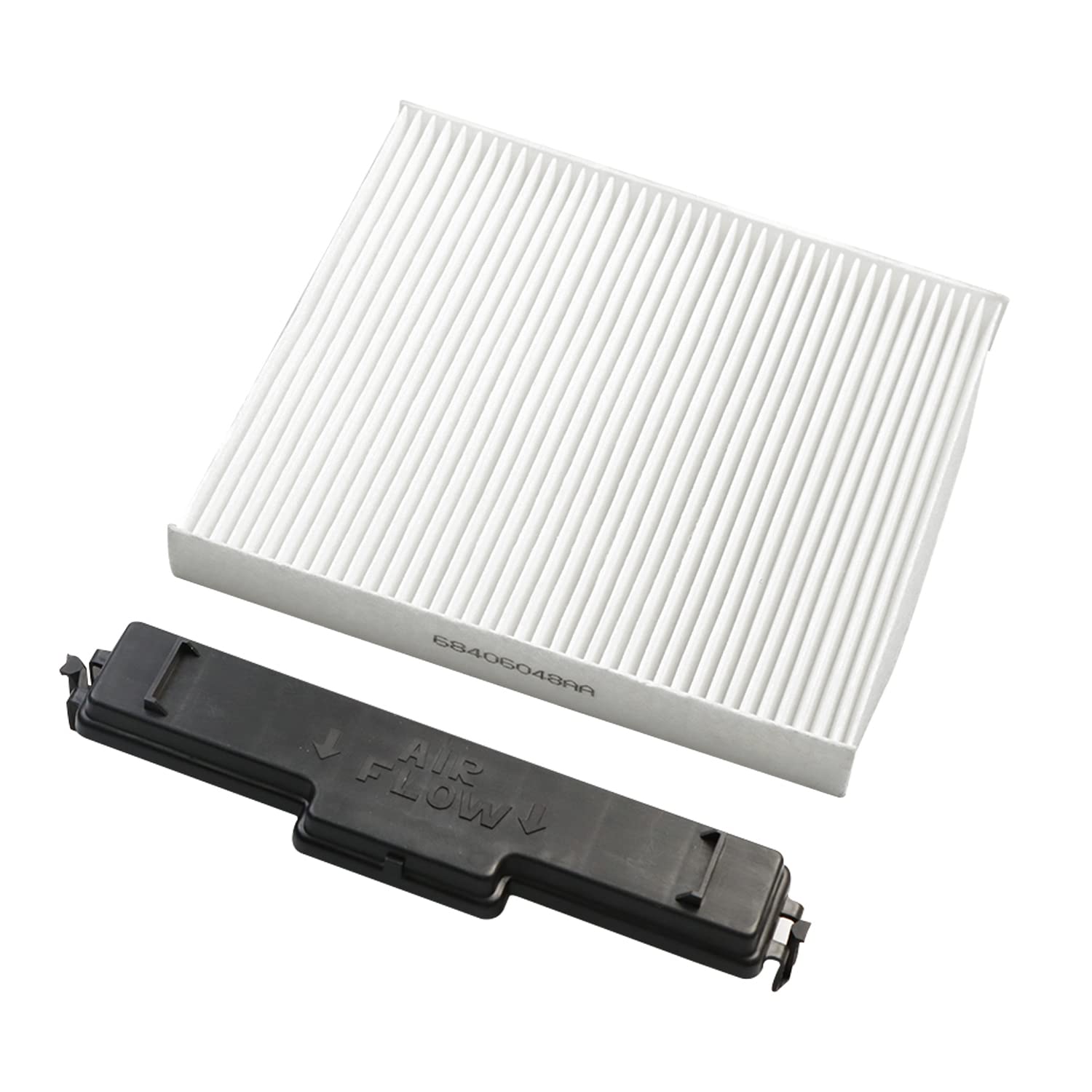 Photo 1 of 68406048AA Cabin Air Filter and Filter Access Door Compatible with Dodge Ram 1500 2500 3500 4500 5500 Cabin Air Filter Kit Replaces# 68318365AA, 5058693AA, 68052292AA
