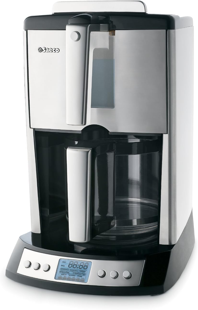 Saeco Easy Fill 12Cup Automatic Drip Coffee Maker, Stainless Steel